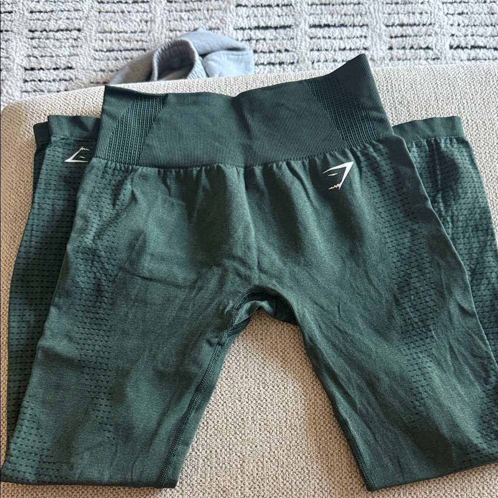 Gymshark vital seamless 2.0 dark green leggings